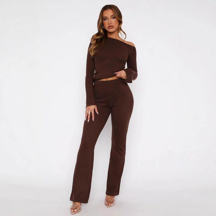 Damen Elegantes und modisches Strickanzug Echo Archiv