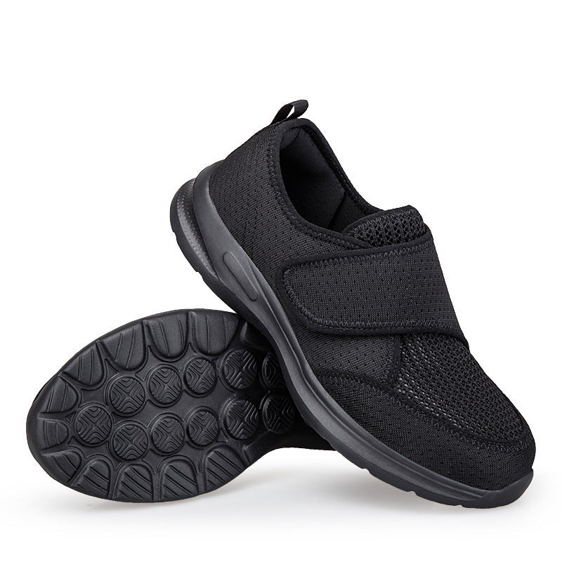 Unisex nan atmungsaktive Komfort-Halbschuh mit Klettverschluss und ergonomischer Dämpfung Echo Archiv