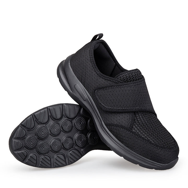 Unisex nan atmungsaktive Komfort-Halbschuh mit Klettverschluss und ergonomischer Dämpfung Echo Archiv