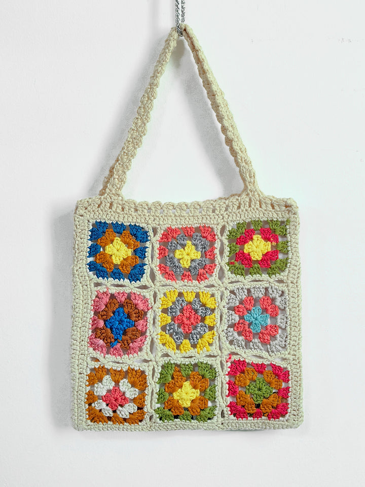 Damen Handgefertigte Häkel-Tasche Echo Archiv