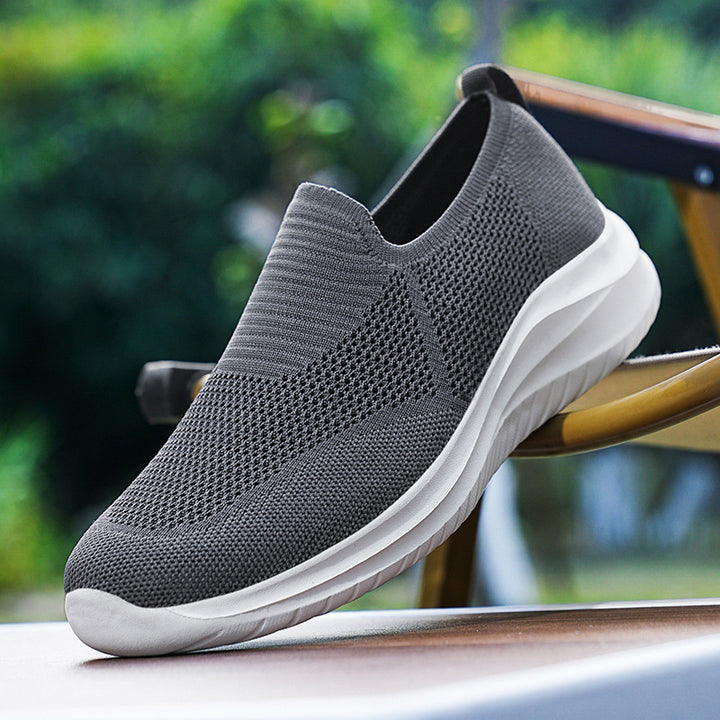 Unisex nan sockenähnlicher Strick-Slipper mit anatomischem Komfortfußbett und flexibler Leichtsohle Echo Archiv