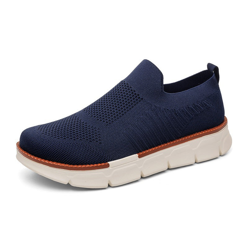 Herren Leichter Strick-Slip-On Sneaker mit Memory-Foam-Komfort und flexibler Profilsohle Echoarchiv
