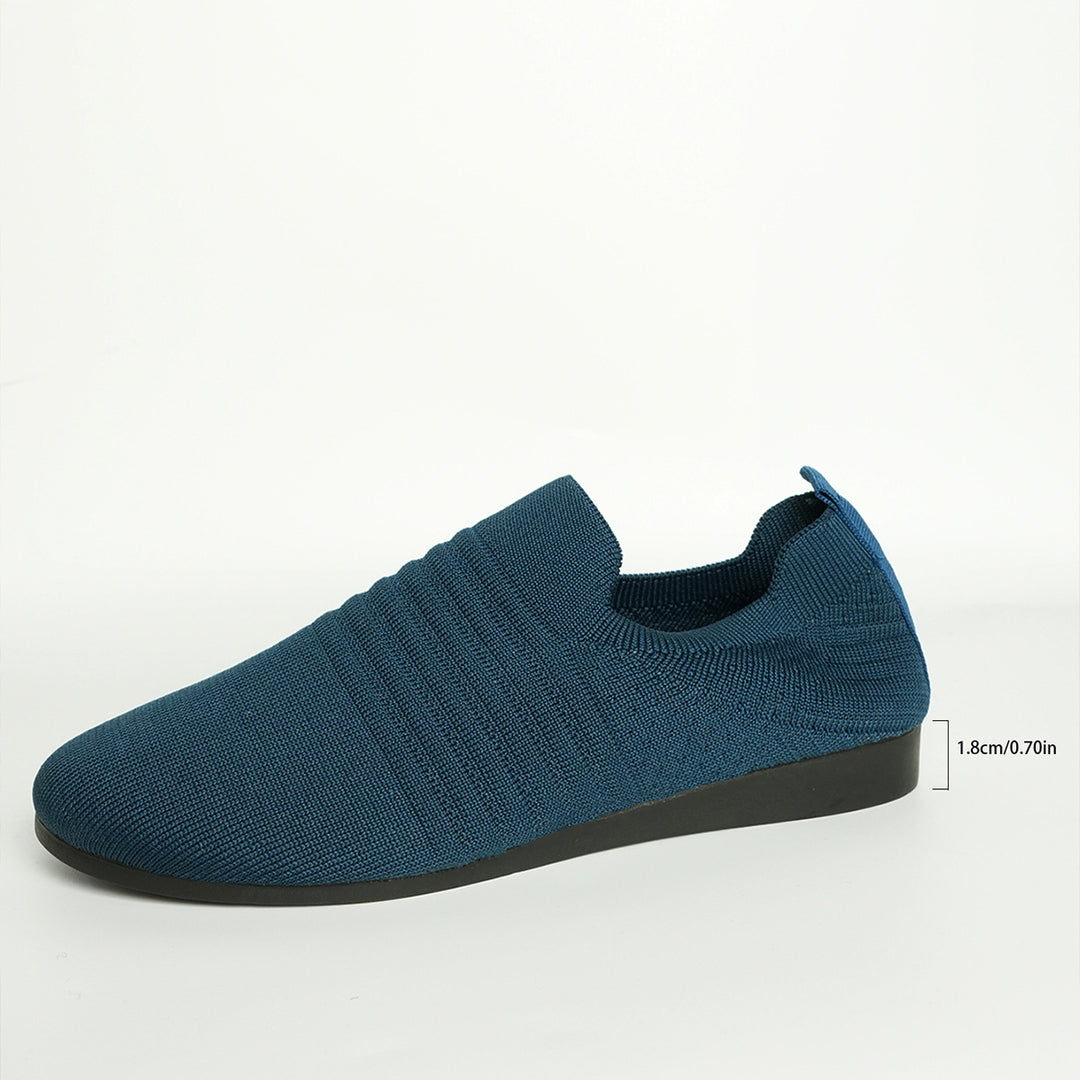 Herren nan atmungsaktiver Strick-Slip-On Sneaker mit elastischem Einstieg und gepolstertem Komfortfußbett Echo Archiv