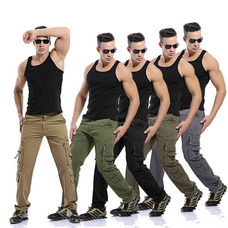 Herren Cargo-Hose mit mehreren praktischen Taschen und verstellbarem Gurt Echoarchiv