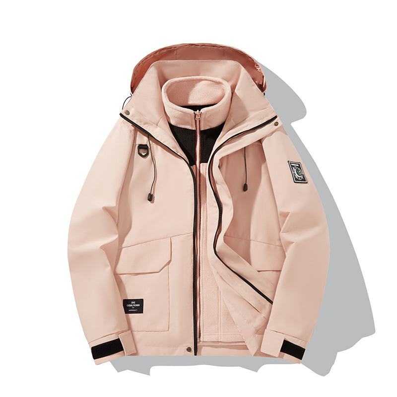 Herren Wetterfeste Outdoorjacke mit Kapuze Echo Archiv