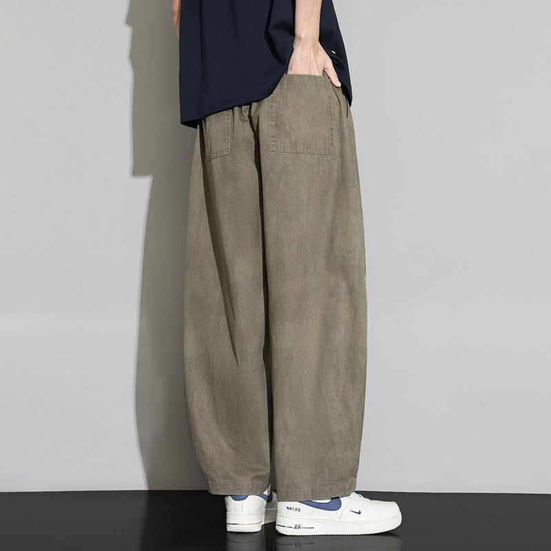 Herren Weite Baggy-Freizeithose mit Tunnelzugbund & Kordelzug Echoarchiv
