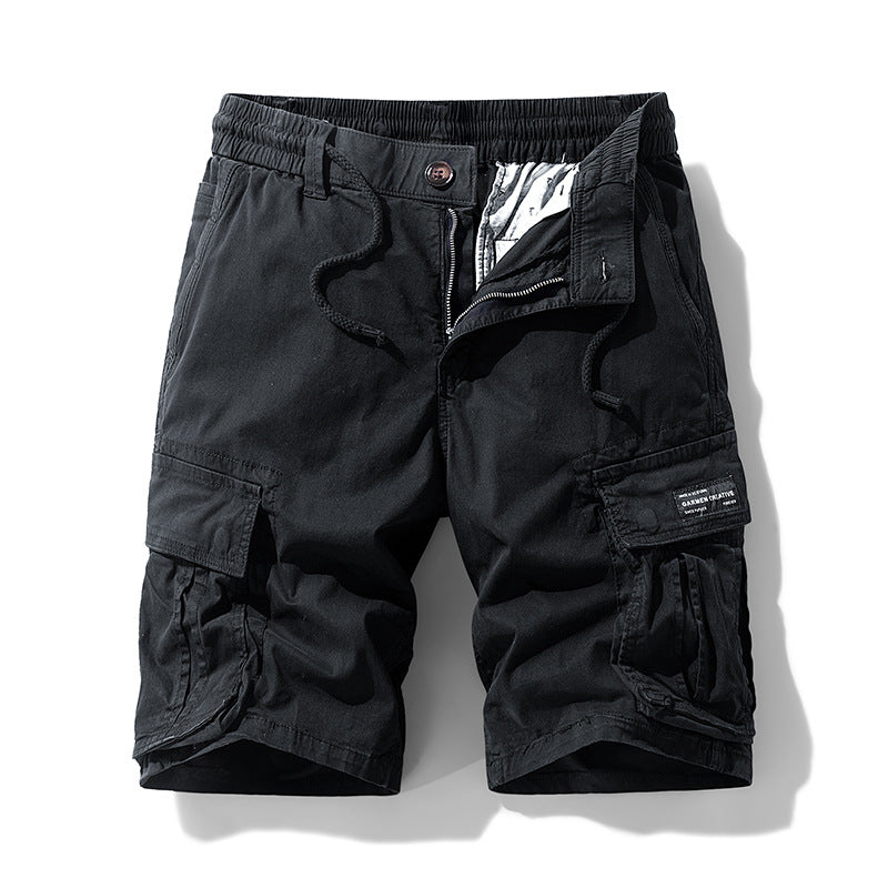 Herren multifunktionale Cargoshorts mit elastischem Bund und praktischen Seitentaschen Echoarchiv