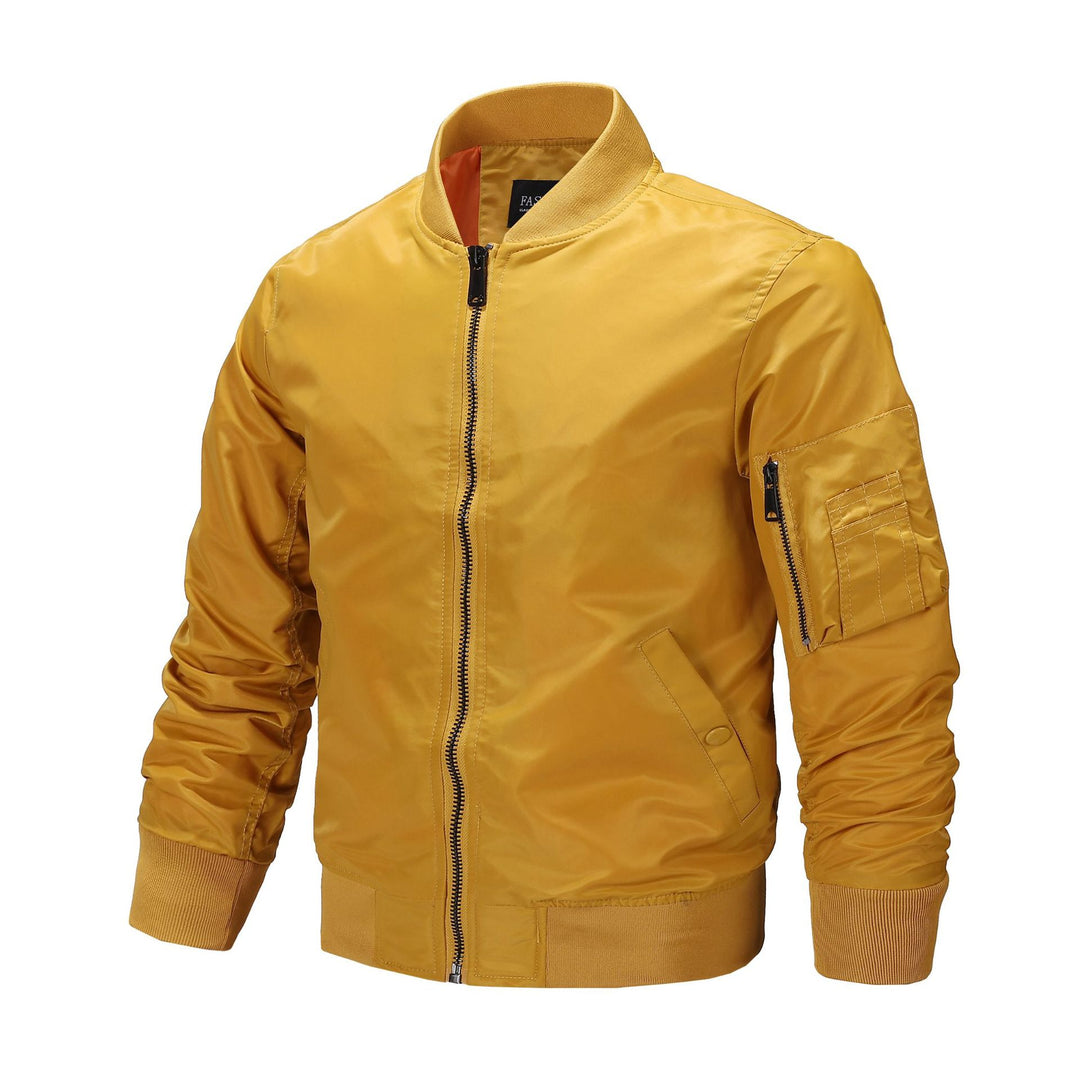 Herren Modische Bomberjacke Echo Archiv