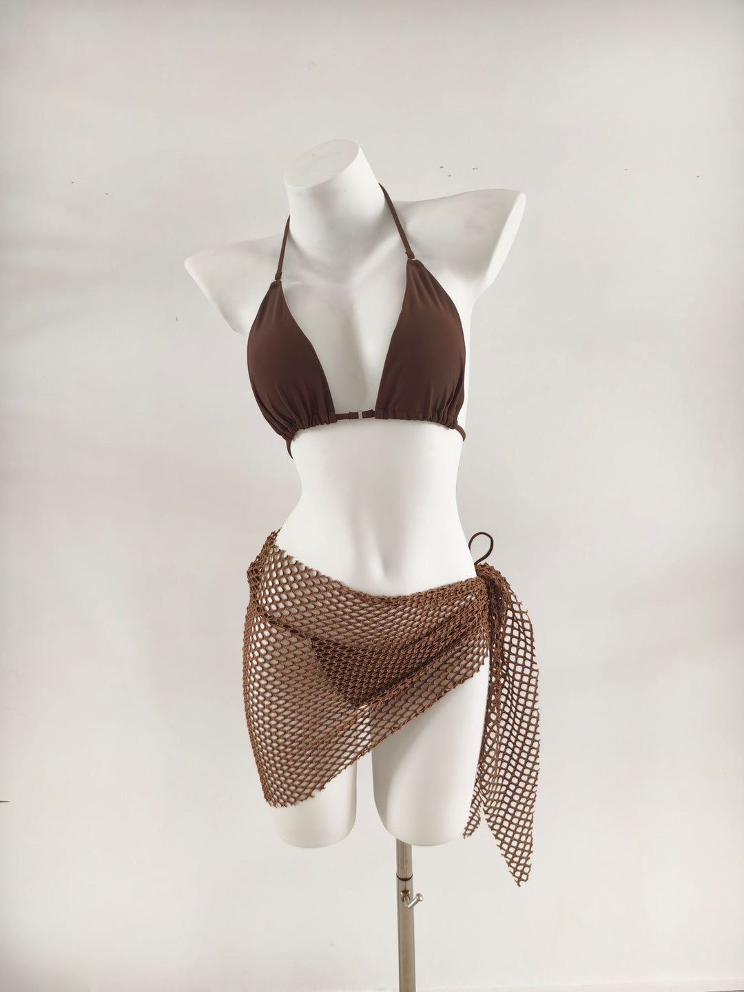 Damen Triangel-Bikini mit modischen Netzrock-Details Echo Archiv