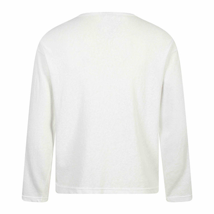 Unisex Langärmeliges Printshirt aus Baumwollmix mit Vintage‑Pferdemotiv Echoarchiv