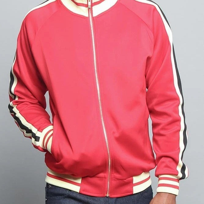 Herren Sportliche Sweatjacke mit kontrastierenden Farbakzenten und hochwertigem Reißverschluss Echoarchiv