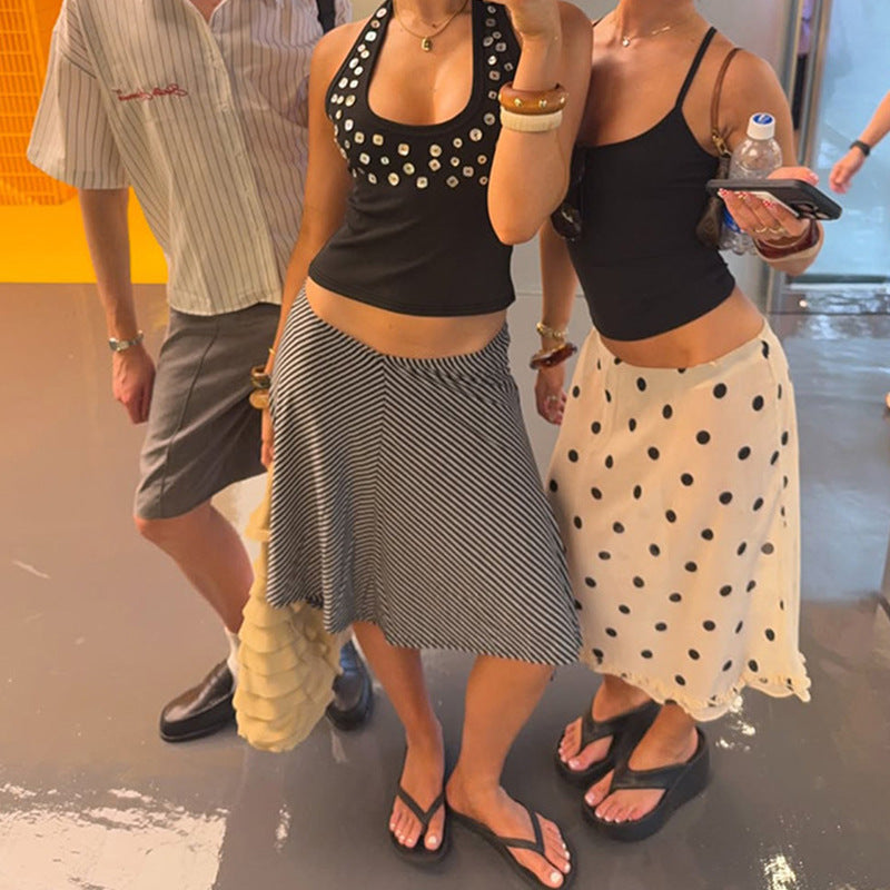 Damen Trendiges Tanktop mit funkelnden Pailletten Echo Archiv