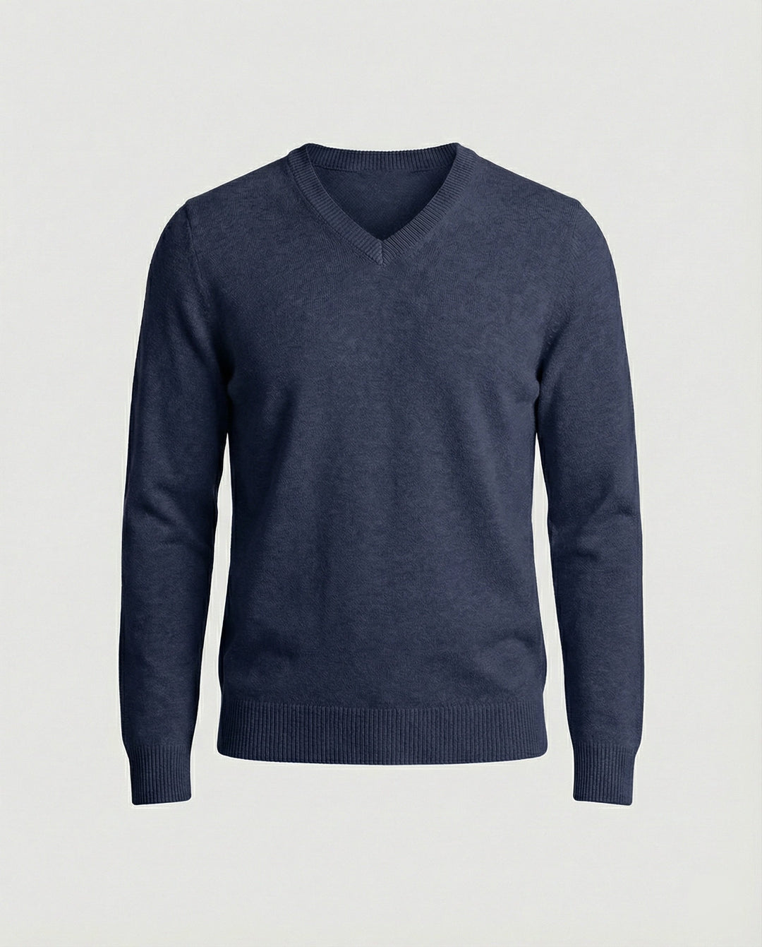 Herren V-Ausschnitt Pullover aus hochwertiger Baumwolle mit bequemer Passform Echoarchiv