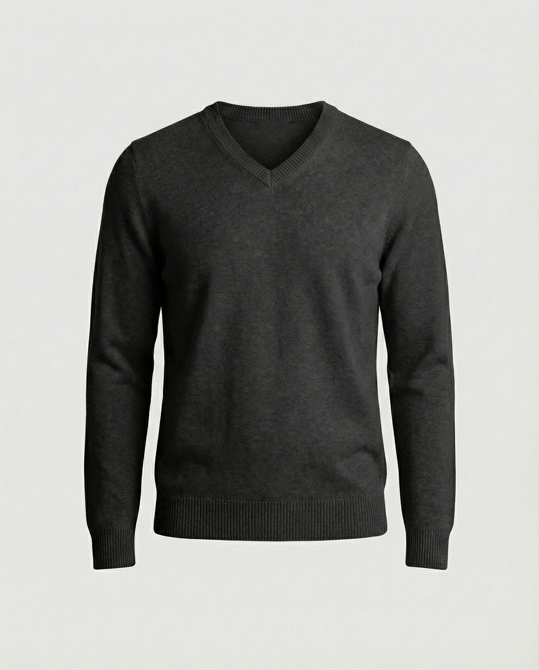 Herren V-Ausschnitt Pullover aus hochwertiger Baumwolle mit bequemer Passform Echoarchiv