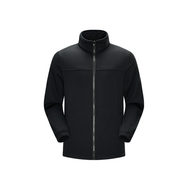 Herren Thermo-Fleece-Softshelljacke mit Stehkragen, Frontreißverschluss und elastischen Bündchen Echo Archiv