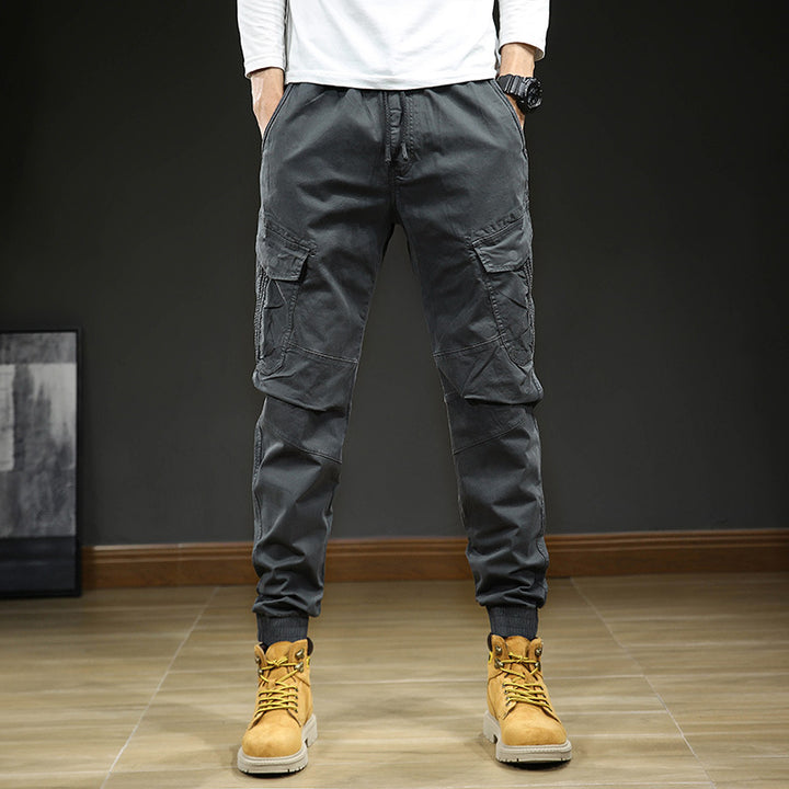 Herren Tapered-Cargo‑Jogger mit geripptem Knöchelabschluss und verstärkten Kniepaneelen Echo Archiv
