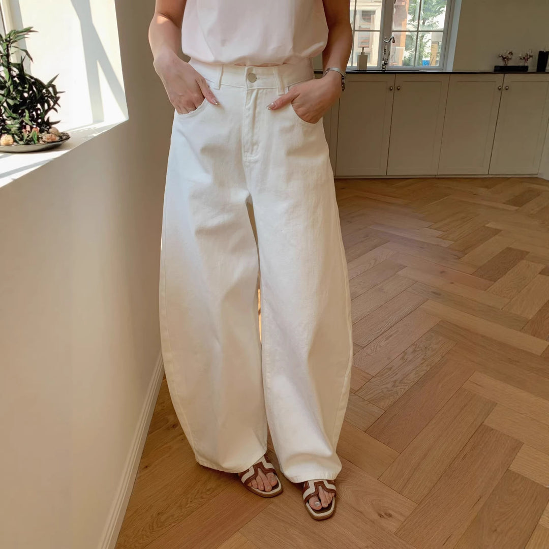 Damen Weite Baumwollhose Echo Archiv