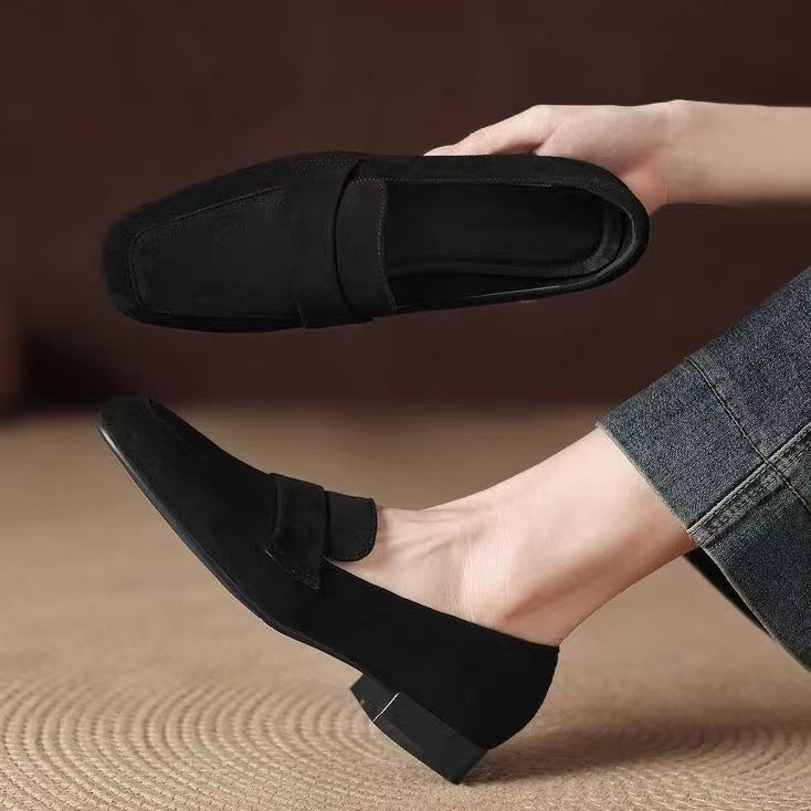 Damen Elegante Mokassins aus Veloursleder Echo Archiv
