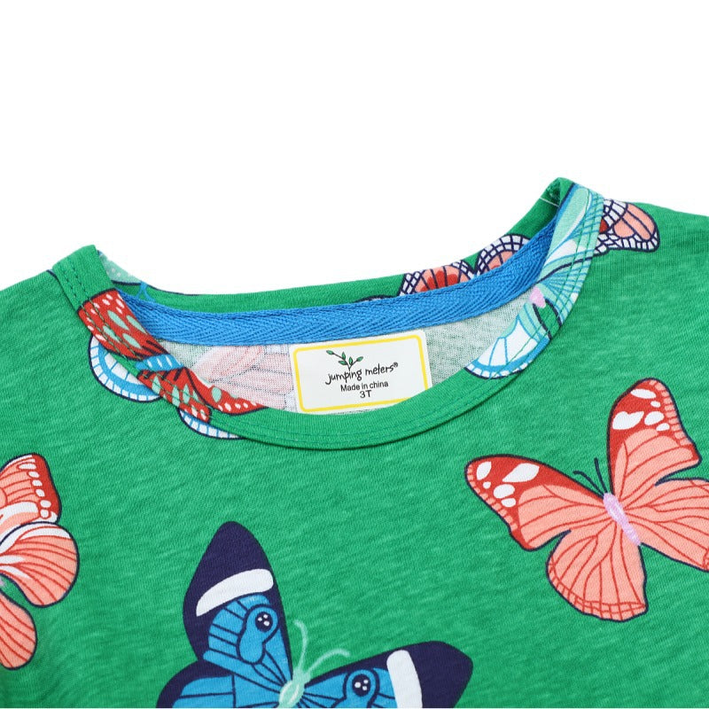 Mädchen Sommerkleid mit lebhaftem Schmetterlingsdesign Echo Archiv