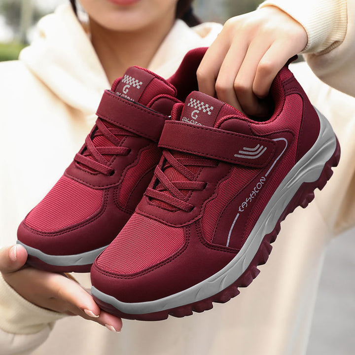 Damen nan robuster Trailwalking-Sneaker mit Klettverschluss, gepolstertem Fersenhalt und stoßdämpfender Profilsohle Echo Archiv
