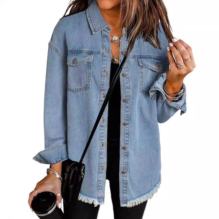 Femme Destroyed Denim Westernjacke Echoarchiv