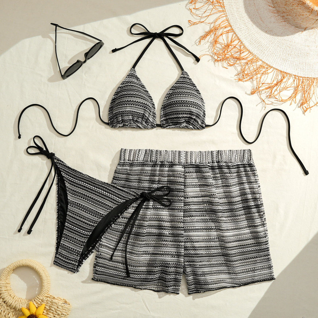 Damen Bikini-Set mit verspielten Schnürdetails Echo Archiv