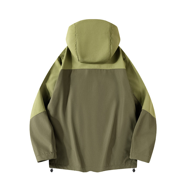 Herren Hybrid-Softshelljacke mit Kapuze, atmungsaktivem Fleece-Innenfutter & verdeckten Reißverschlusstaschen Echoarchiv