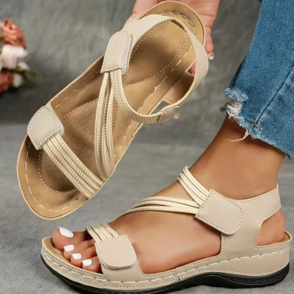 Damen orthopädische Sommer-Sandalen mit verstellbarem Riemendesign und komfortablem Fußbett Echoarchiv