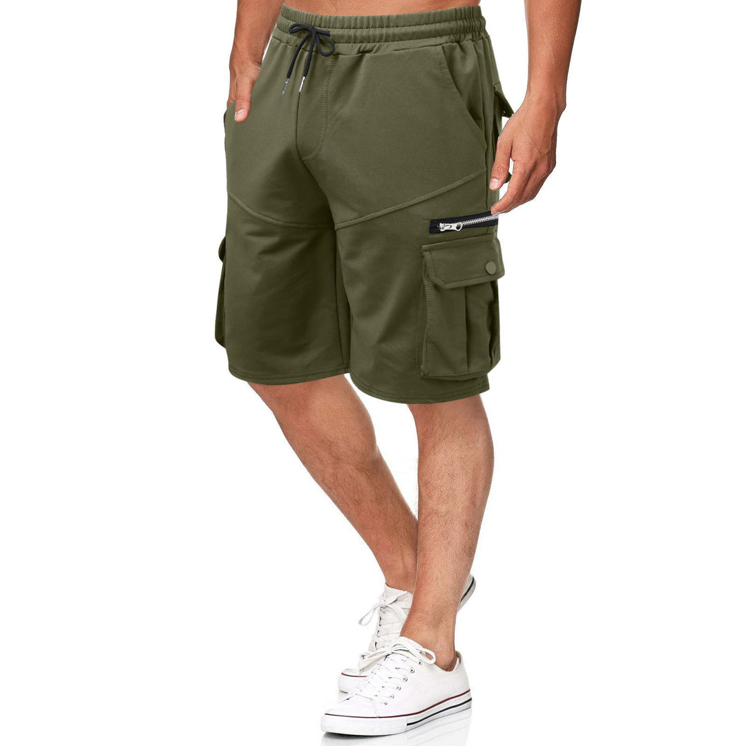 Herren funktionale Sport-Shorts mit vielseitigen Taschen und elastischem Bund Echoarchiv