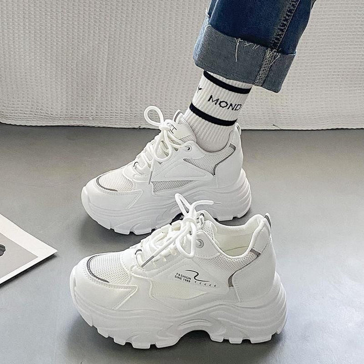 Damen High-Top Sneakers mit trendigem Chunky-Design und atmungsaktiver Obermaterialkombination Echo Archiv
