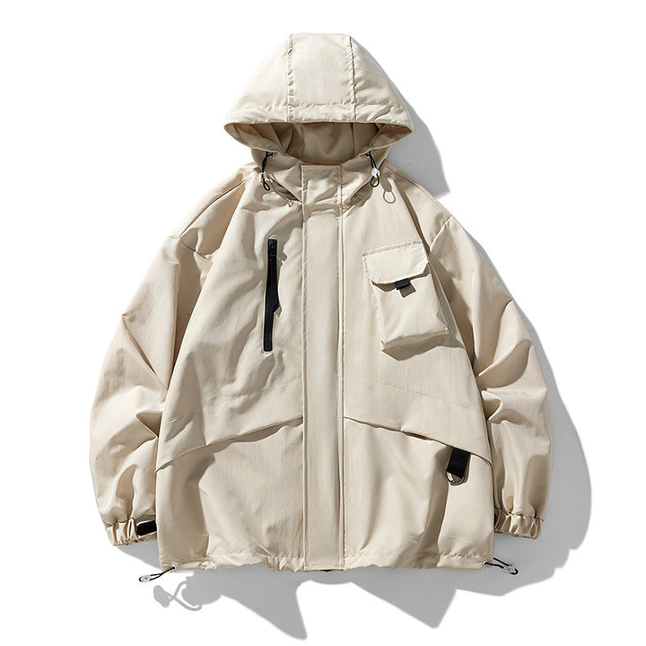 Herren Wetterfeste Outdoorjacke mit vielseitigen Taschen Echoarchiv
