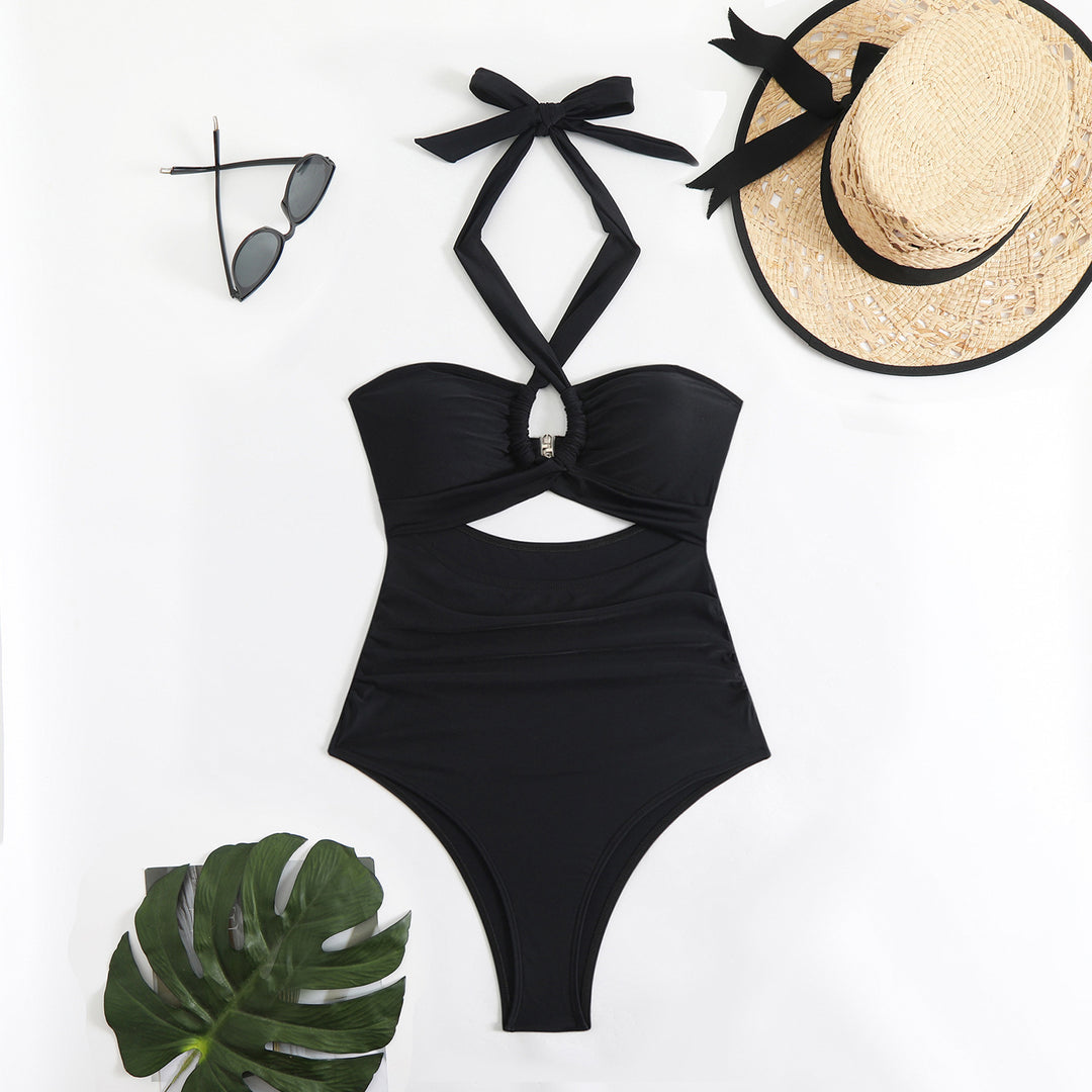 Damen eleganter Cut-Out Badeanzug Echo Archiv
