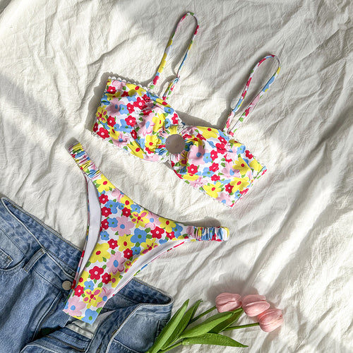 Damen Blumiger Bikini Echo Archiv