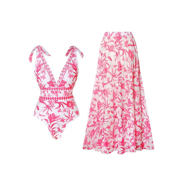 Damen Bademode mit elegantem Maxi-Rock Echo Archiv