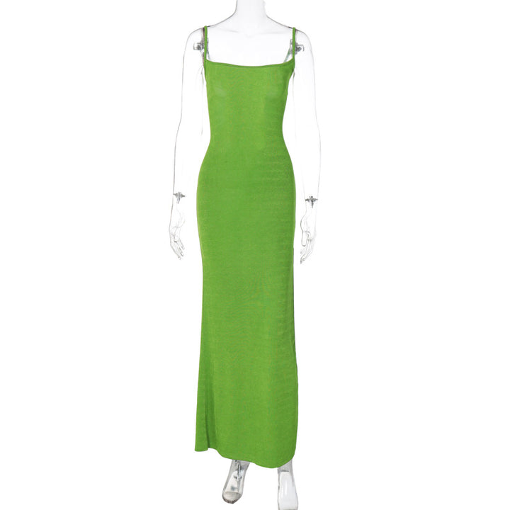 Damen Langes Abendkleid mit elegantem Trägerdesign und figurbetonter Silhouette Echo Archiv