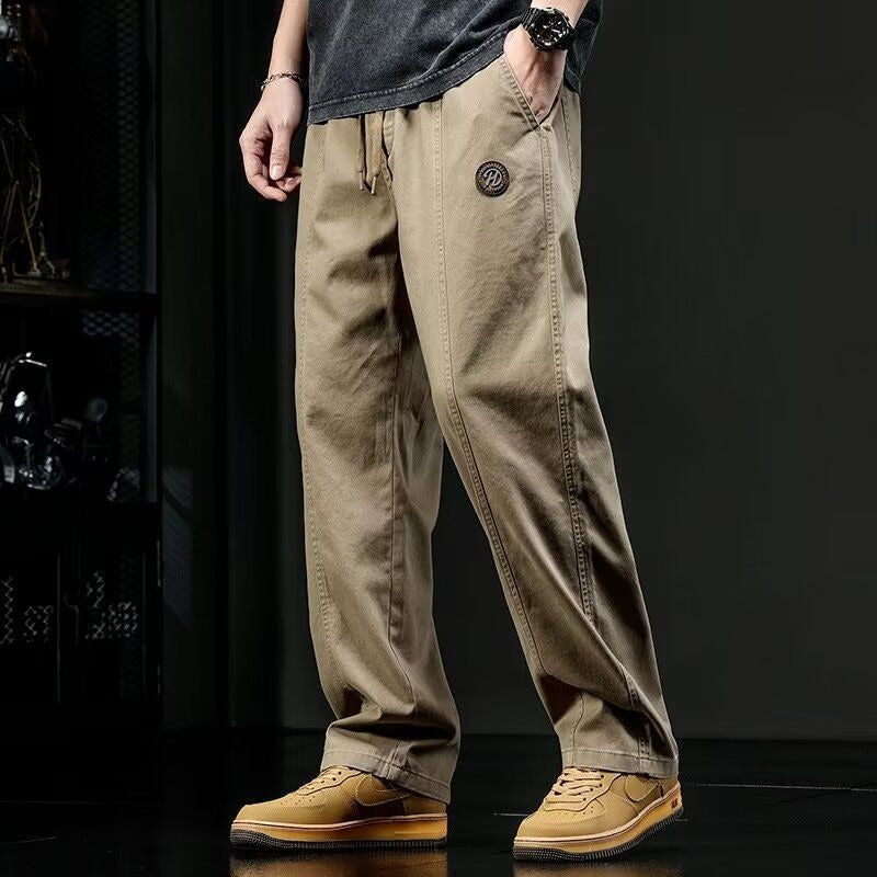 Herren Bequeme Cargo-Hose mit elastischem Bund Echoarchiv