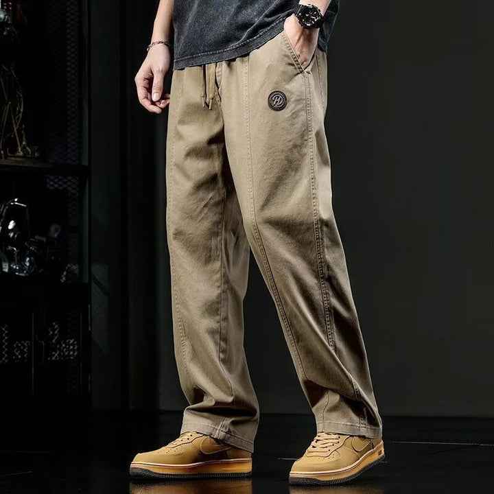 Herren Bequeme Cargo-Hose mit elastischem Bund Echoarchiv