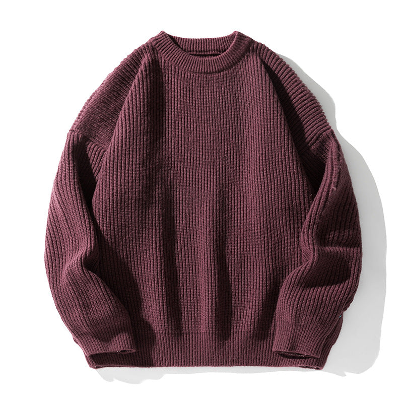 Unisex Oversize Grobstrickpullover mit Raglanärmeln und gerippten Bündchen Echo Archiv