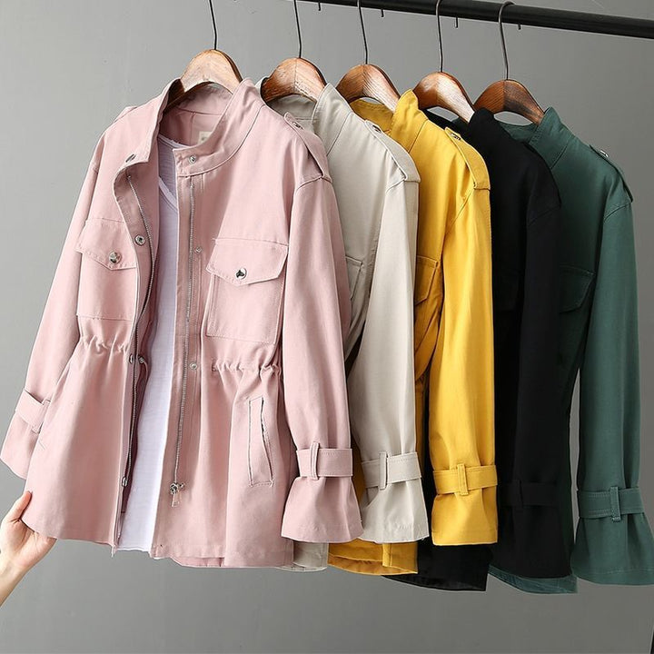 Damen Modische Utility-Jacke Echo Archiv