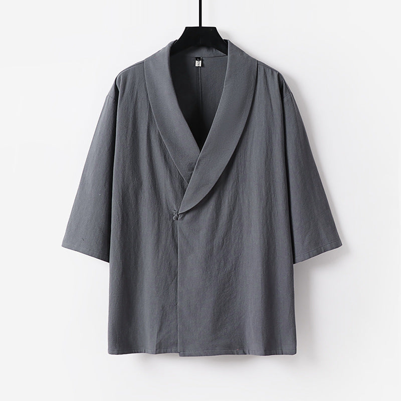 Damen Oversize Kimono-Blazer mit Schalkragen Echoarchiv