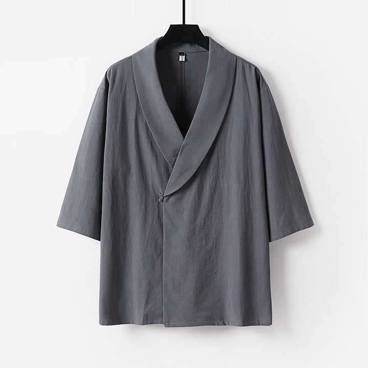 Damen Oversize Kimono-Blazer mit Schalkragen Echoarchiv