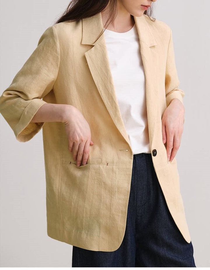 Damen Bequeme und elegante Leinenhose Echoarchiv