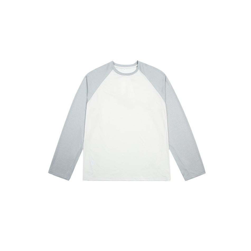 Unisex Raglan-Langarmshirt aus leichter Baumwollmischung mit Waffelstruktur Echoarchiv