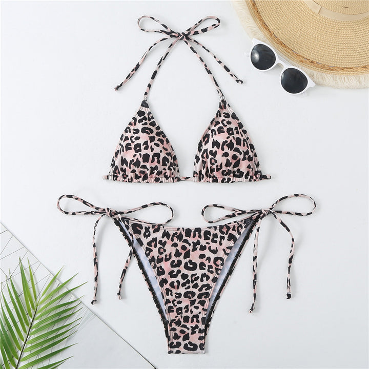Damen Triangel-Bikini-Set mit verspieltem Tiermuster Echo Archiv