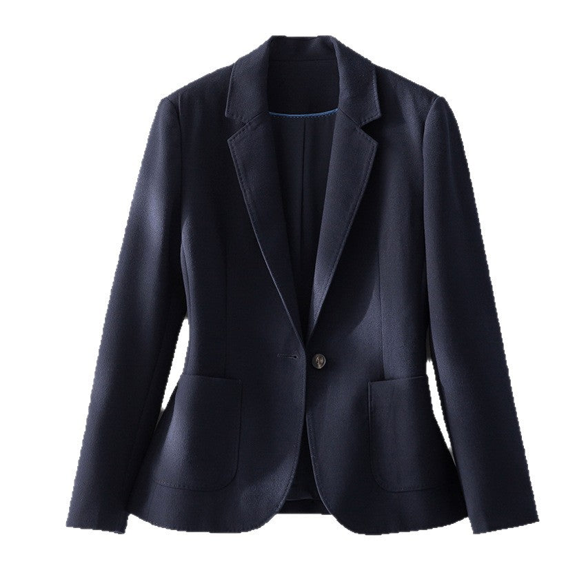 Damen Zweiteiliges Business-Kostüm mit tailliertem Blazer und weitem Midirock Echoarchiv