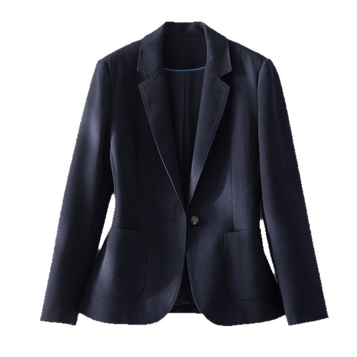 Damen Zweiteiliges Business-Kostüm mit tailliertem Blazer und weitem Midirock Echoarchiv