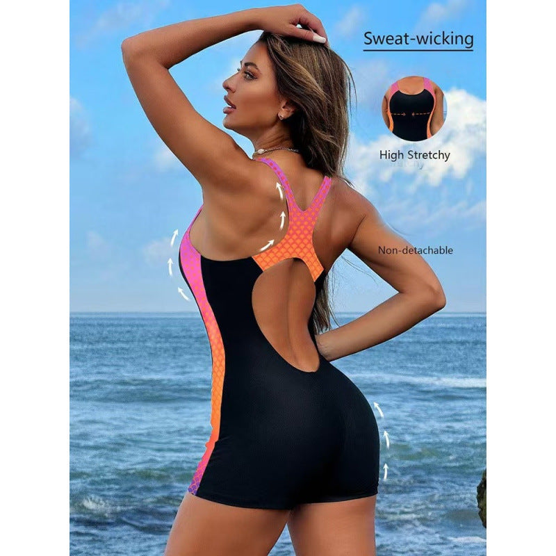 Damen Sportlicher Schwimmanzug mit stylischen Details Echo Archiv