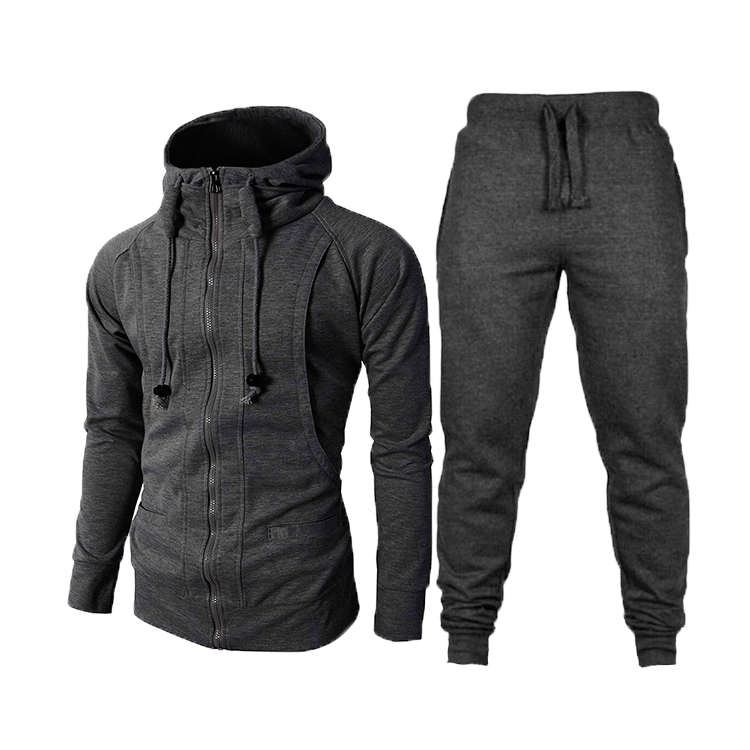 Herren Sportlicher Trainingsanzug mit modernem Schnitt und praktischen Taschen Echoarchiv