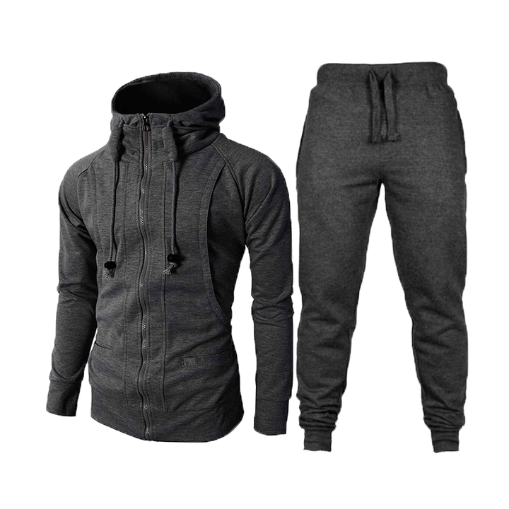 Herren Sportlicher Trainingsanzug mit modernem Schnitt und praktischen Taschen Echoarchiv