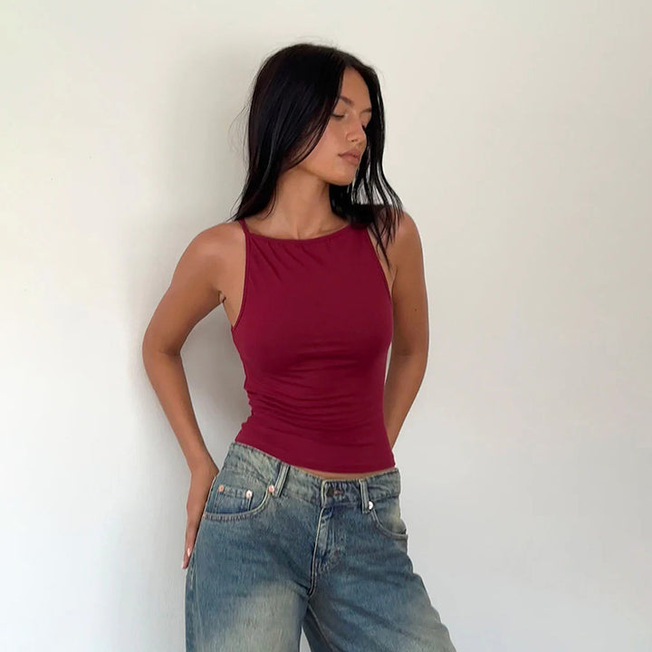 Damen sportliches Tanktop Echo Archiv